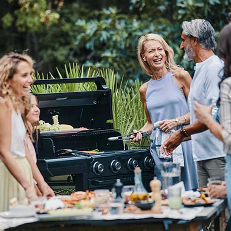 Barbacoa 4 Series Onyx S - Campingaz - le feu