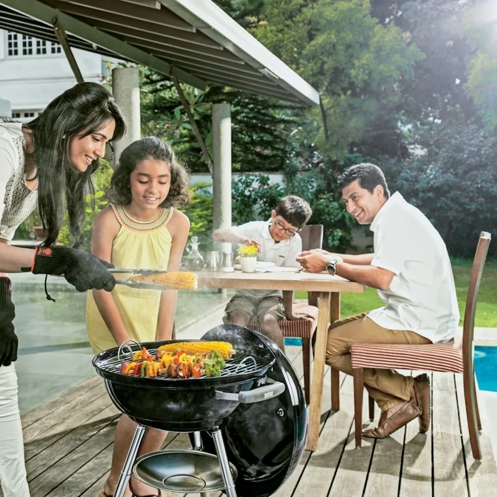 Barbacoa Compact Kettle Weber - 35507 barbecue charbon weber compact kettle 47 cm noir 7