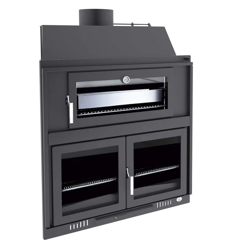 Barbacoa con Horno Inox y Puerta de Acero