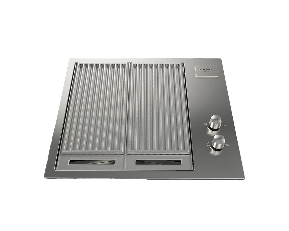Barbacoa de gas FULGOR 60 INOX, con grill