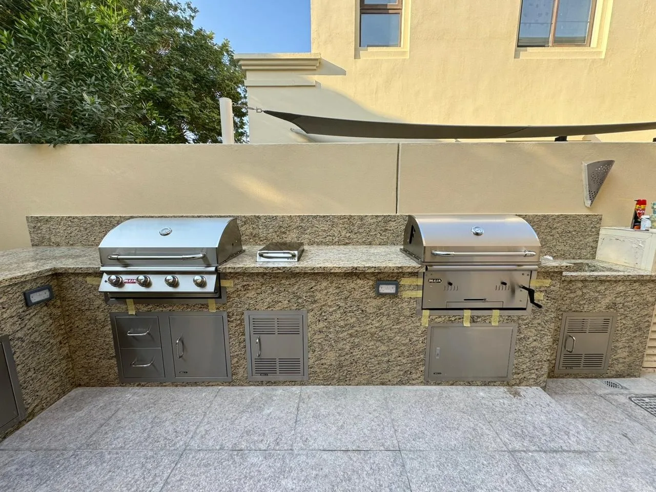 Barbacoa de gas LONESTAR sin carrito