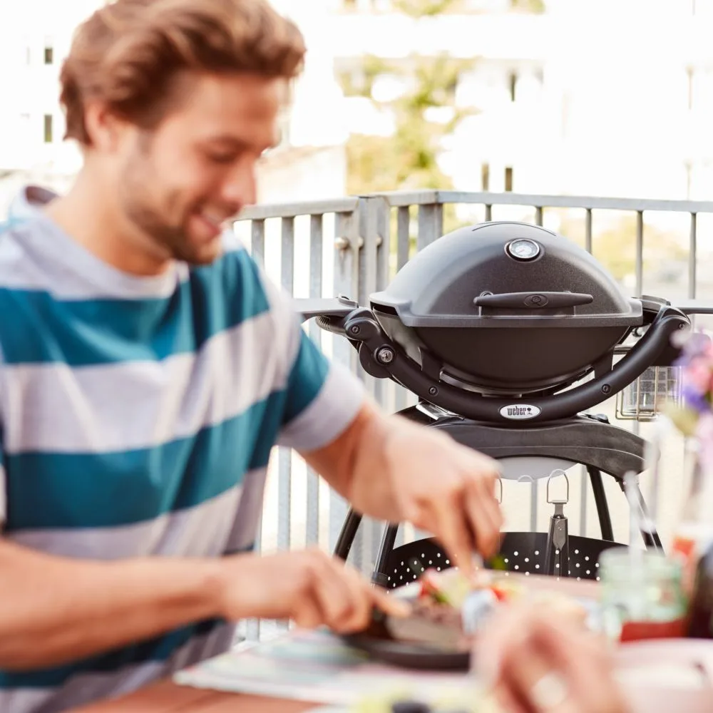 Barbacoa Q1200 con stand Weber - 44221 barbecue gaz weber q1200 noir 5