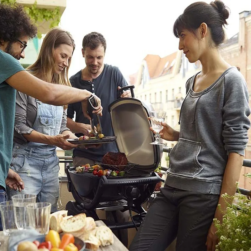 Barbacoa Q1400 Weber - Weber Serie Q 2400 Dark Grey 0