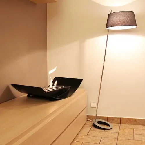 Chimenea Bioetanol de Mesa BIOMISA TÜV negro
