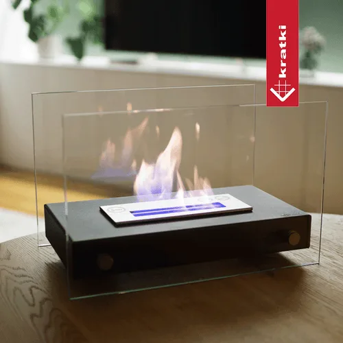 Chimenea Bioetanol de Mesa HOTEL MINI blanco TÜV