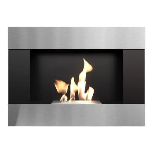Chimenea Bioetanol de Pared BRAVO TÜV inox