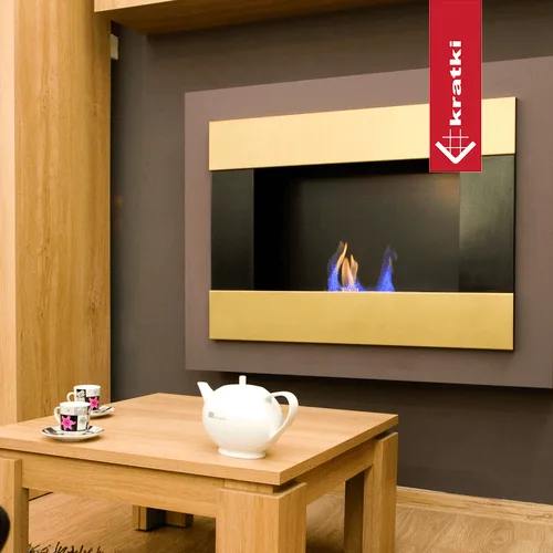 Chimenea Bioetanol de Pared BRAVO TÜV inox