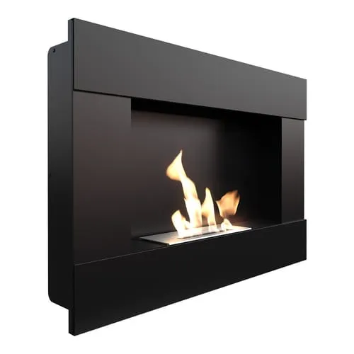 Chimenea Bioetanol de Pared BRAVO TÜV negro