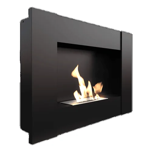 Chimenea Bioetanol de Pared BRAVO2 TÜV negro