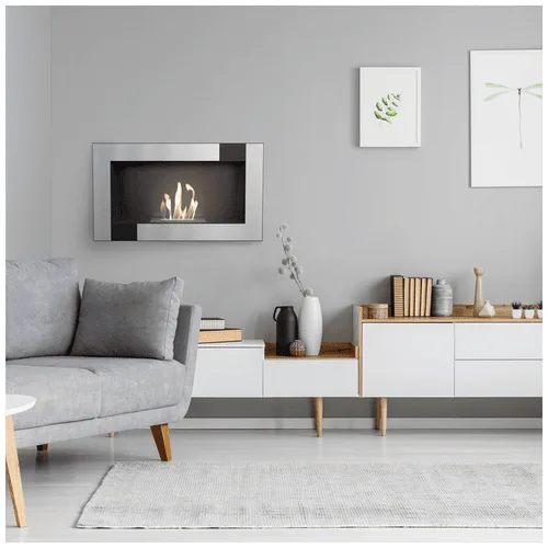 Chimenea Bioetanol de Pared GOLF QUBE TÜV