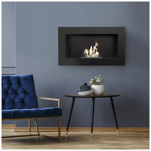Chimenea Bioetanol de Pared GOLF TÜV negro