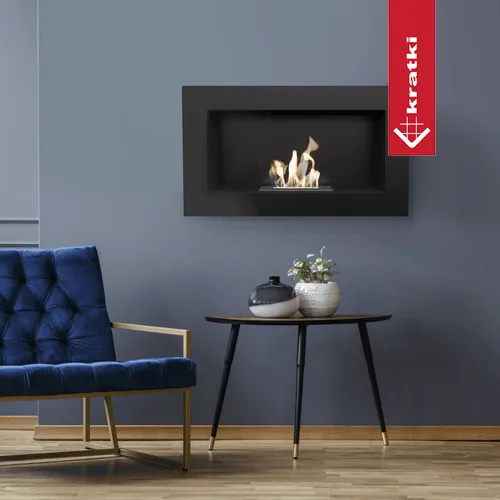 Chimenea Bioetanol de Pared GOLF TÜV REGALOS kit de accesorios
