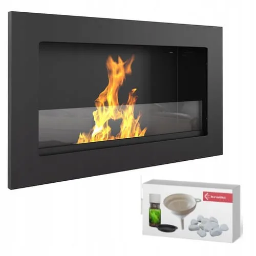 Chimenea Bioetanol de Pared GOLF TÜV set REGALOS