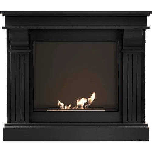 Chimenea Bioetanol de Portal AUGUST TÜV negro