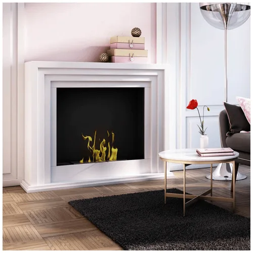 Chimenea Bioetanol de Portal QUAERERE TÜV blanco