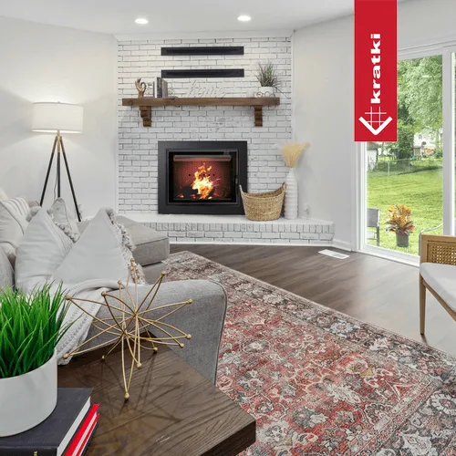 Chimenea de agua de leña KRATKI LUCY 12 kW Ø 200