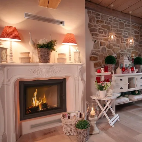Chimenea de agua de leña KRATKI LUCY 16 kW Ø 200