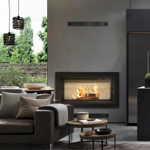 Chimenea de agua de leña KRATKI LUCY 20 kW Ø 200
