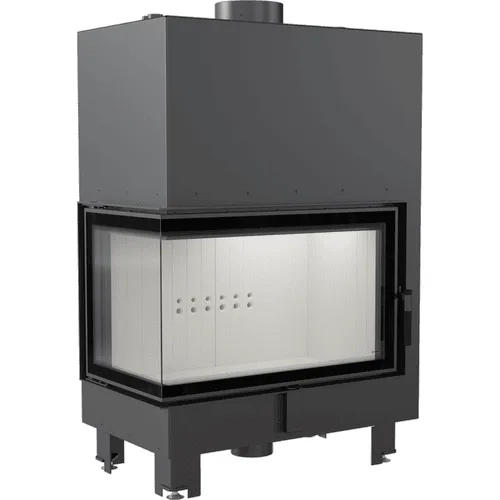 Chimenea de agua de leña KRATKI MBO izquierda 15 kW Ø 200