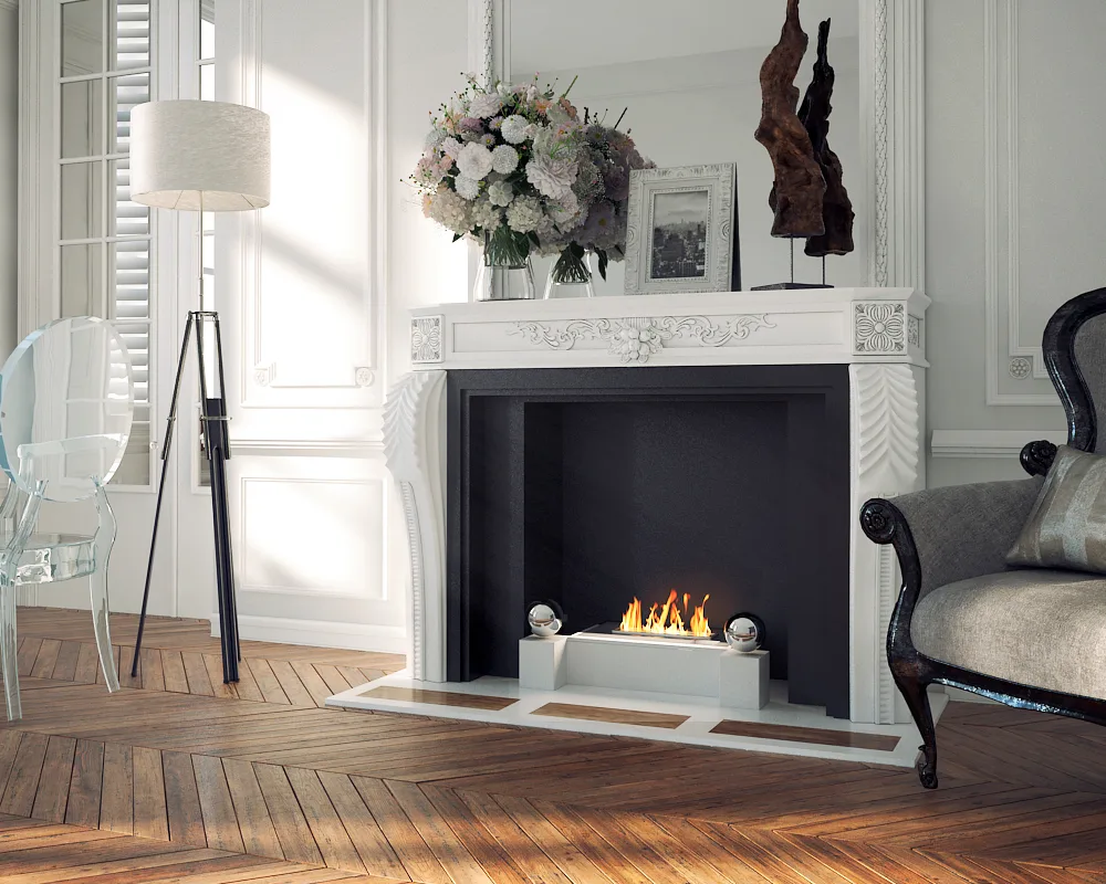 Chimenea de bioetanol electrónica ADD L