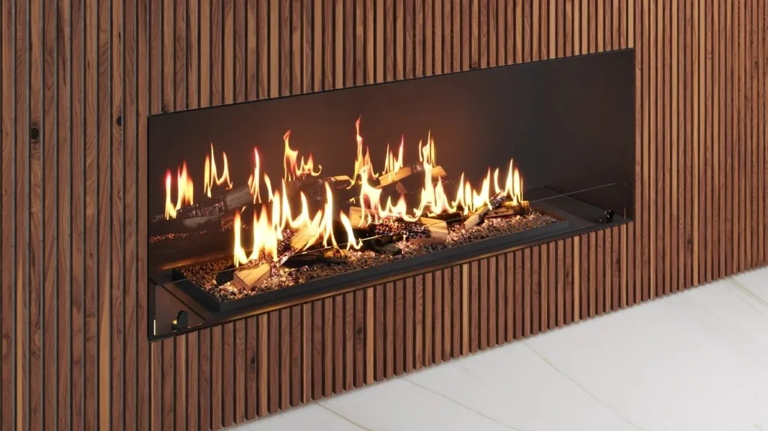 Chimenea de bioetanol electrónica CHALET II 1200 EX