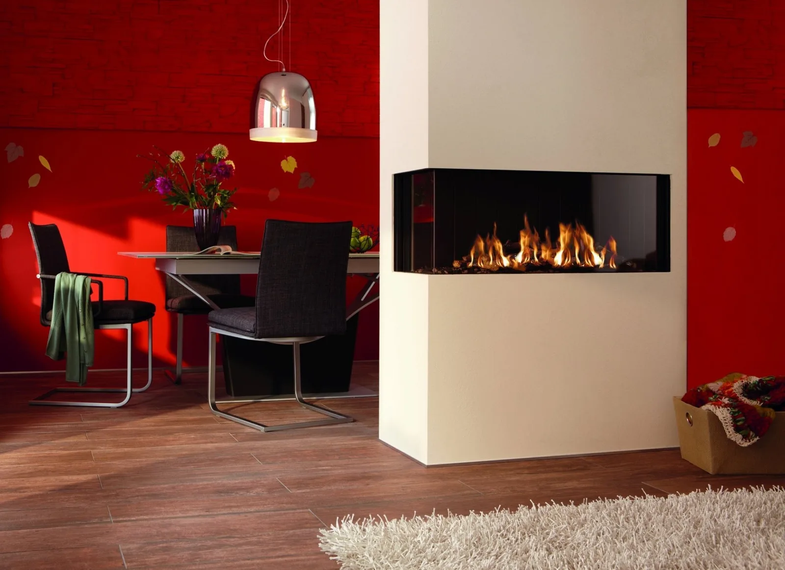 CHIMENEA DE GAS TRIMLINE DB 100 CORNER