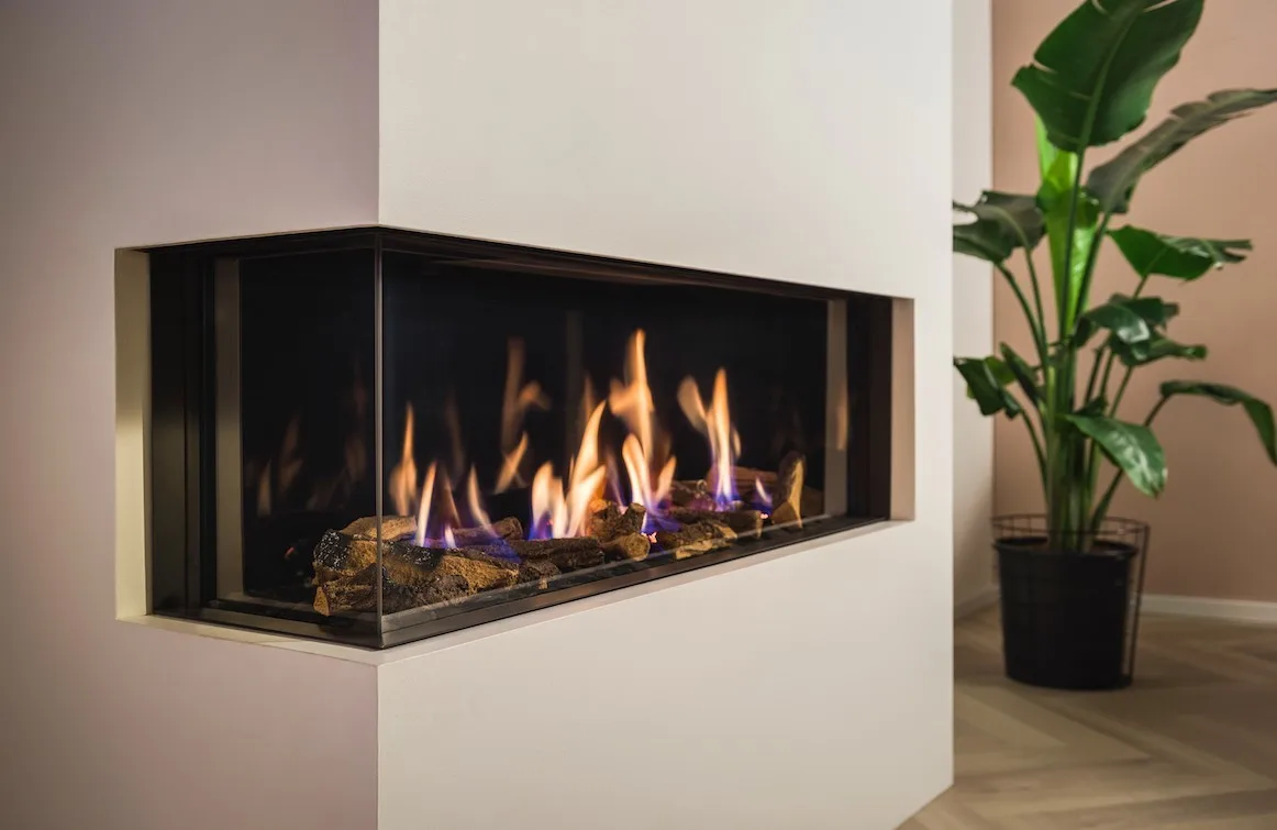 CHIMENEA DE GAS TRIMLINE DB 120 CORNER