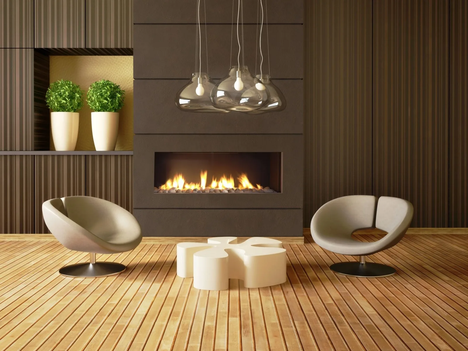 CHIMENEA DE GAS TRIMLINE DB 120 FRONTAL