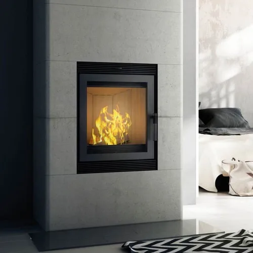 Chimenea de leña de acero KRATKI BLANKA 8 kW Ø 160