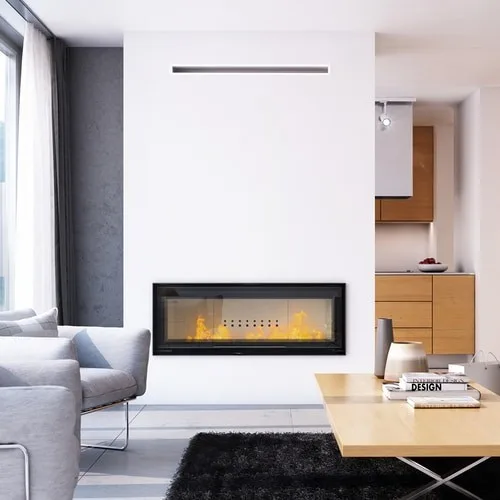 Chimenea de leña de acero KRATKI MB 20 kW Ø 200 guillotina