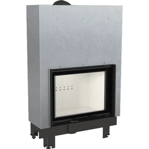 Chimenea de leña de acero KRATKI MBA 17 kW Ø 200 puerta elevable
