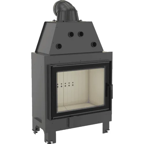 Chimenea de leña de acero KRATKI MBA 17 kW Ø 200