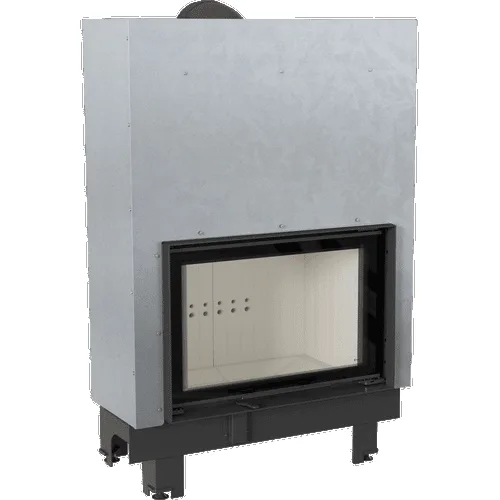 Chimenea de leña de acero KRATKI MBO 15 kW Ø 200 puerta elevable
