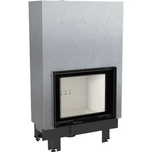 Chimenea de leña de acero KRATKI MBZ 13 kW Ø 200 puerta elevable