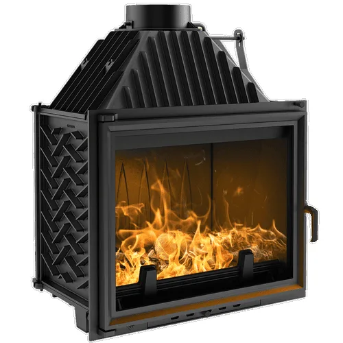 Chimenea de leña de hierro fundido KRATKI AMELIA 21 kW Ø 200