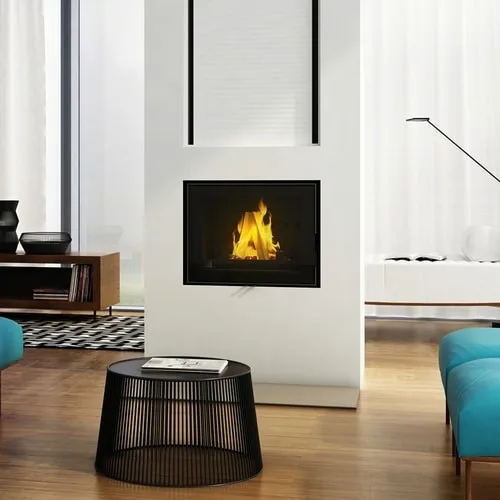 Chimenea de leña de hierro fundido KRATKI FRANEK 10 kW Ø 180