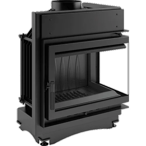 Chimenea de leña de hierro fundido KRATKI MAJA derecha 8 kW Ø 200