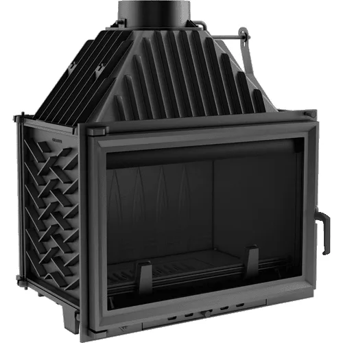 Chimenea de leña de hierro fundido KRATKI OLIWIA 16 kW Ø 200