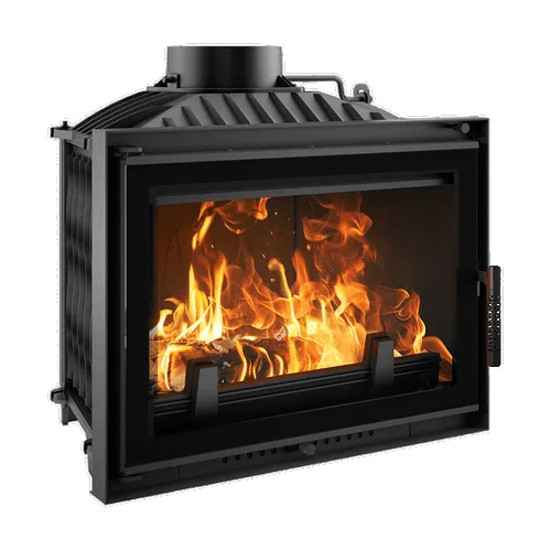 Chimenea de leña de hierro fundido KRATKI WIKTOR DECO 14 kW Ø 200