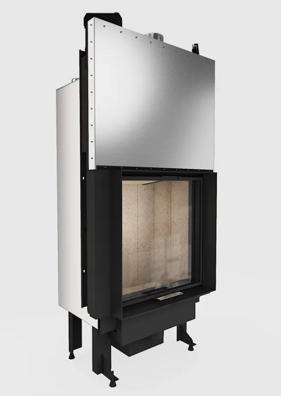 Chimenea de leña FLAT ARCHITECTURAL VERTICAL V-80X80 Regalfire