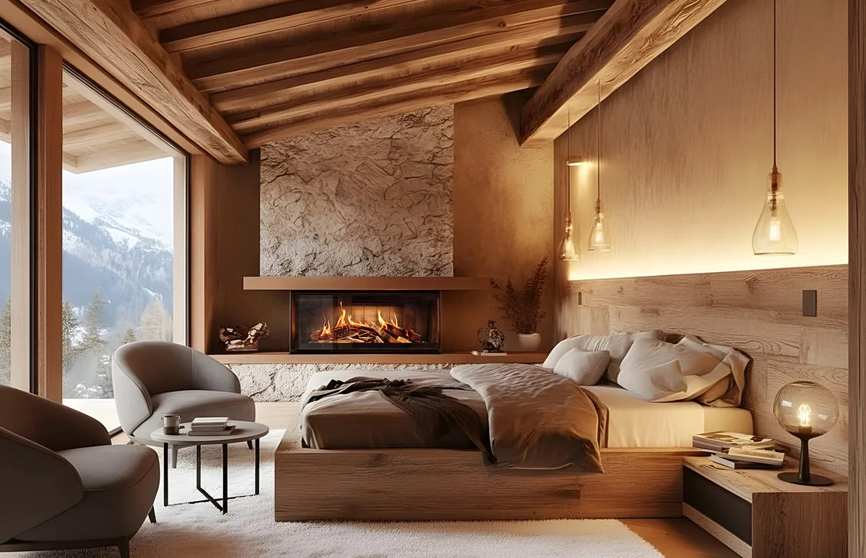 Chimenea eléctrica holográfica Nobis Janus 90