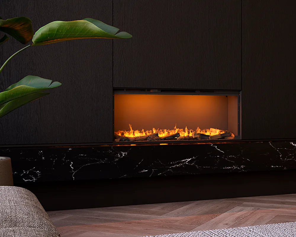 Chimenea eléctrica SENSACION E-SLIM LINEAR 1200/450 I frontal