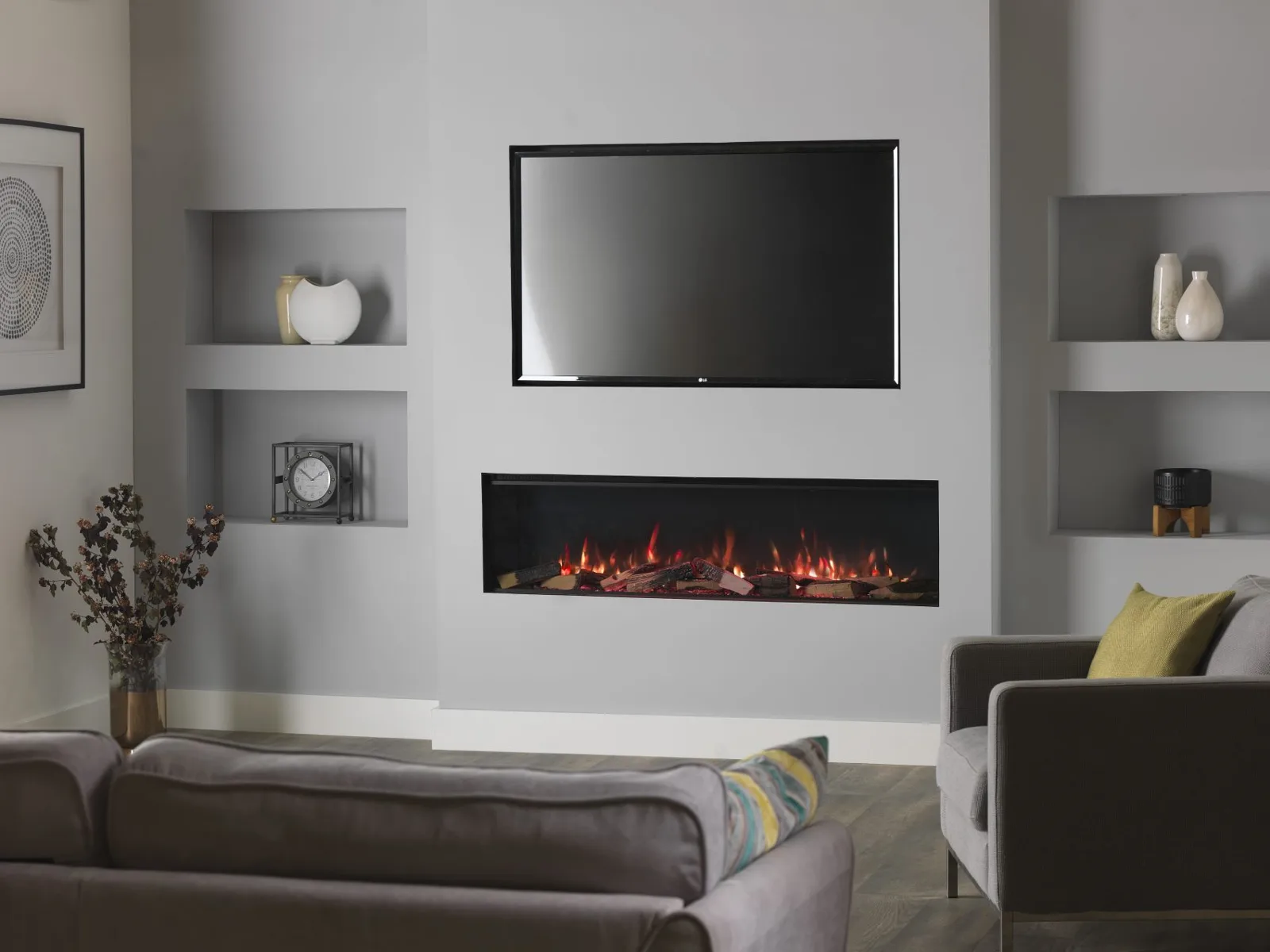 Chimenea eléctrica Trimline 150E Solus
