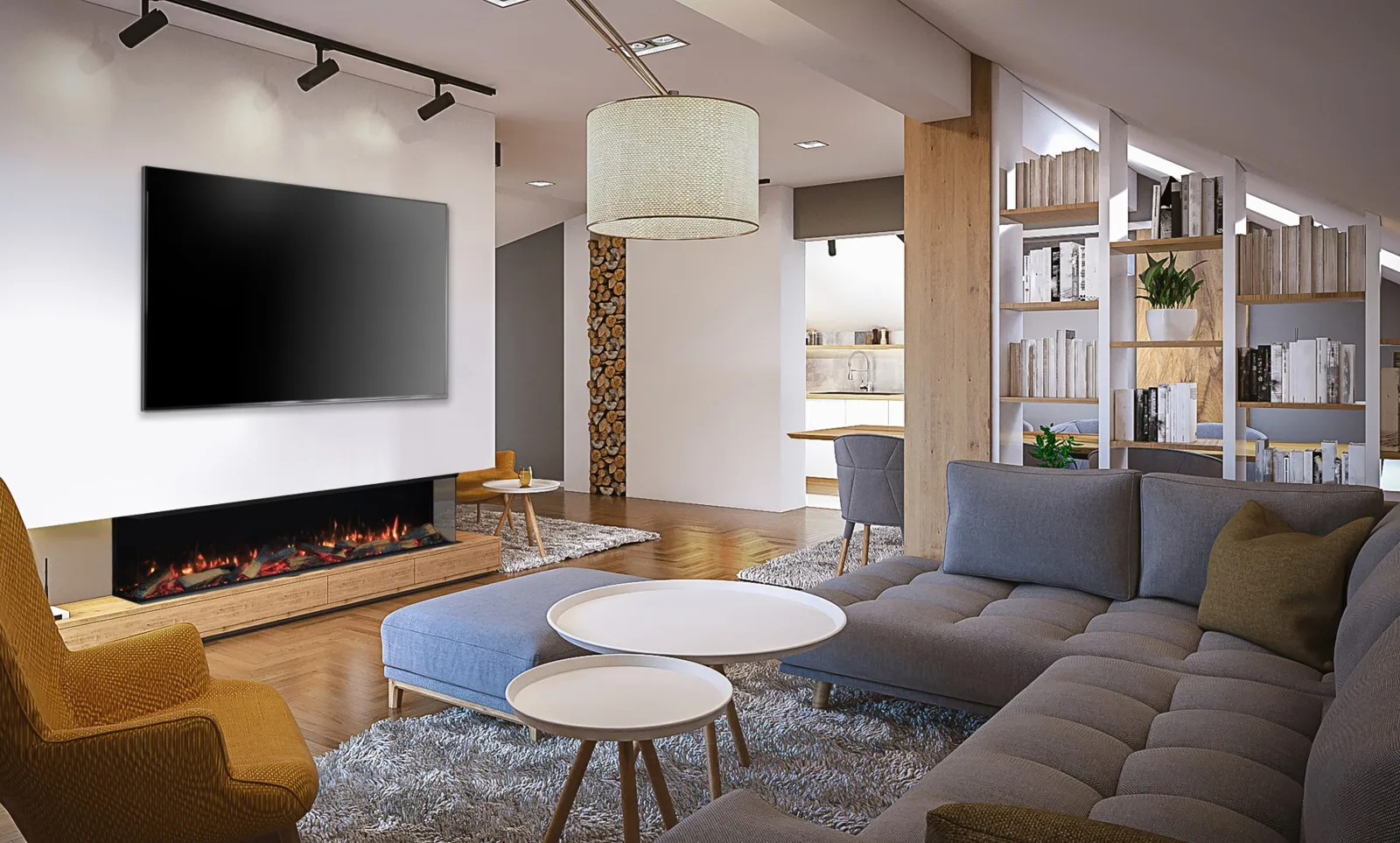 Chimenea eléctrica Trimline 180E Solus