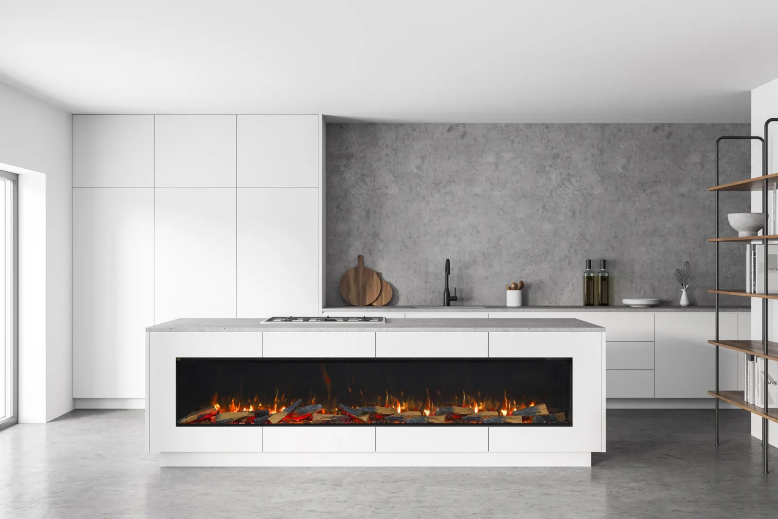Chimenea eléctrica Trimline 220E Solus