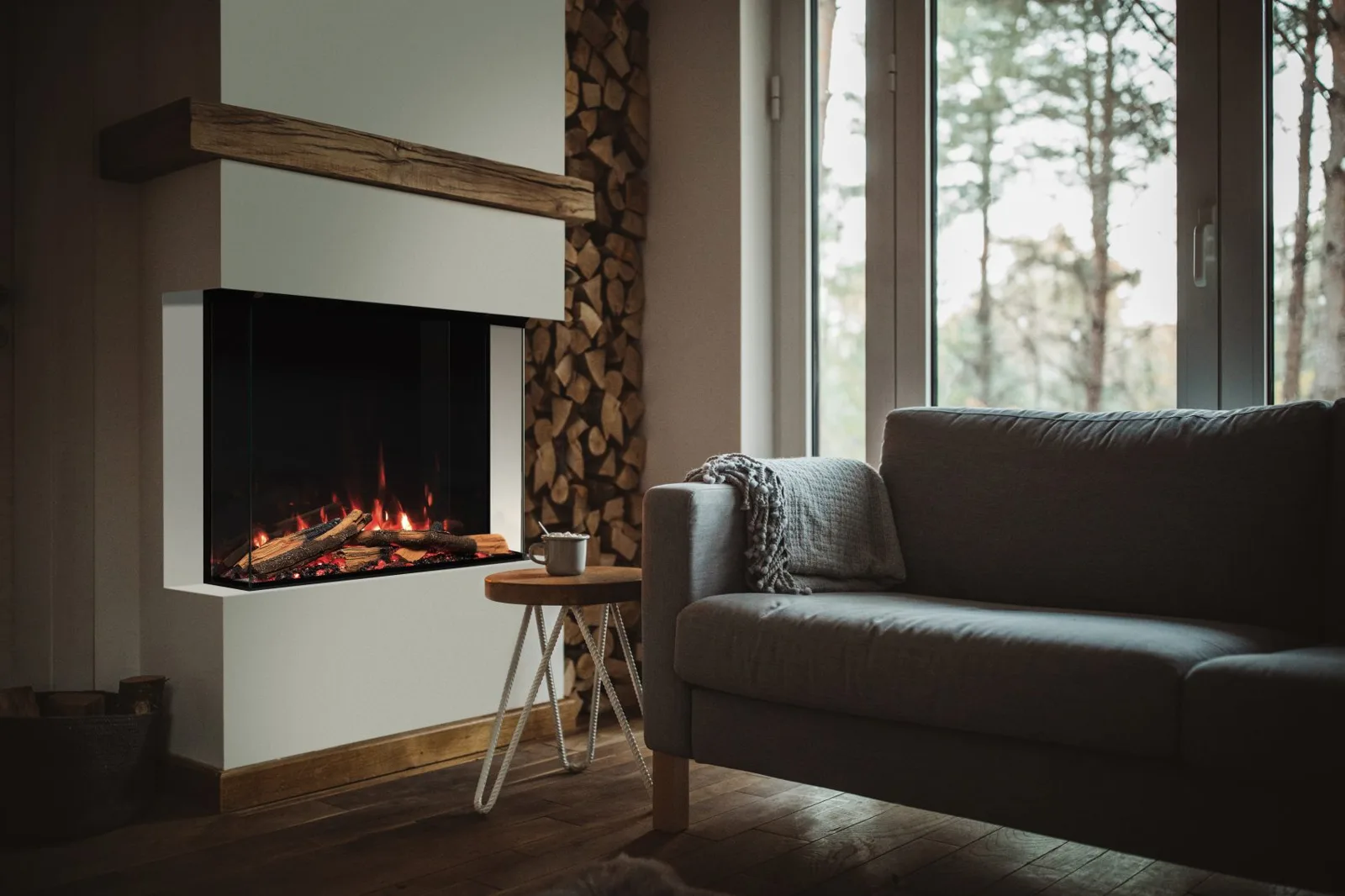 Chimenea eléctrica Trimline 75E Solus