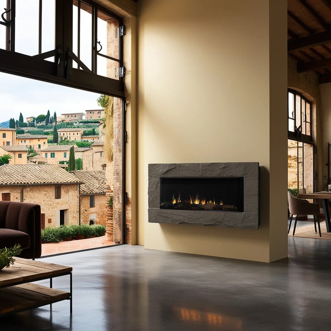 Chimenea eléctrica Trimline 80E Solus
