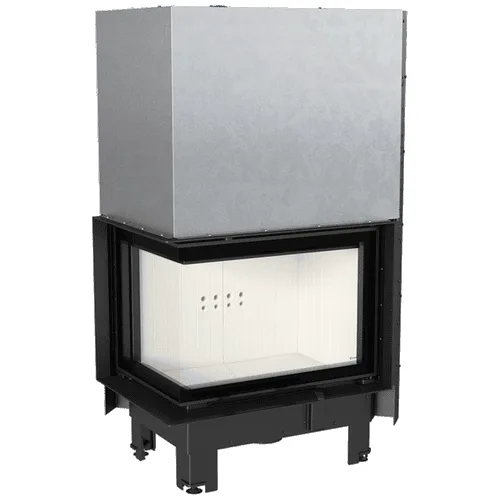 Chimenea KRATKI MBZ izquierda 13 kW Ø 200 puerta elevable vidrio doblado