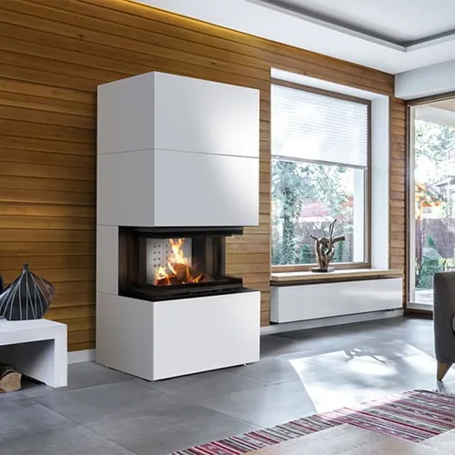Chimenea Modulares KRATKI NBC/EASY BOX 7 kW Ø 160 Bianco