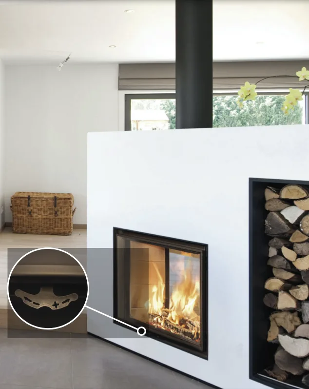 CONCEPT 690 DF Chimenea de leña BODART & GONAY